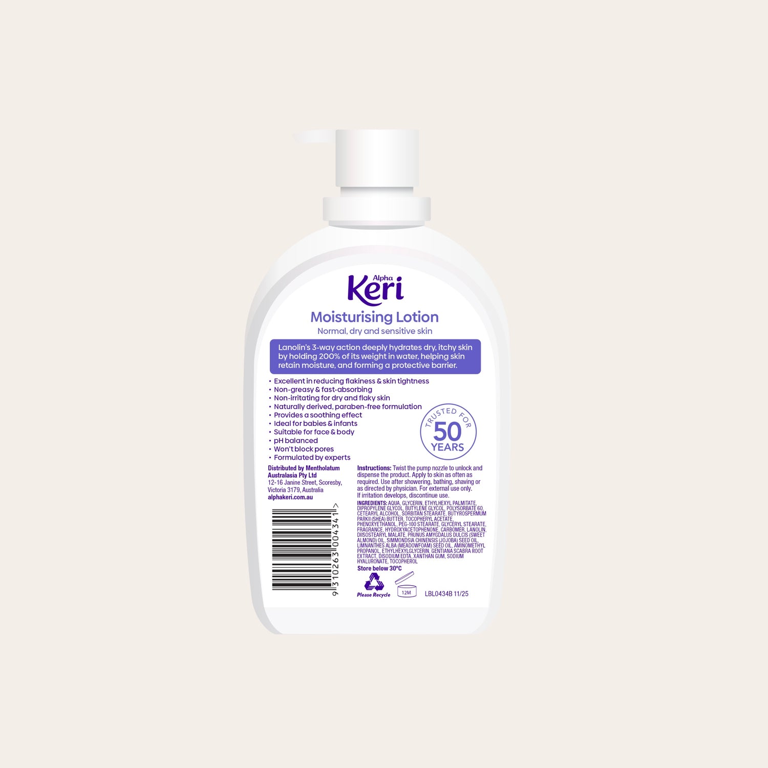 Hydrating Moisturising Lotion 500ml