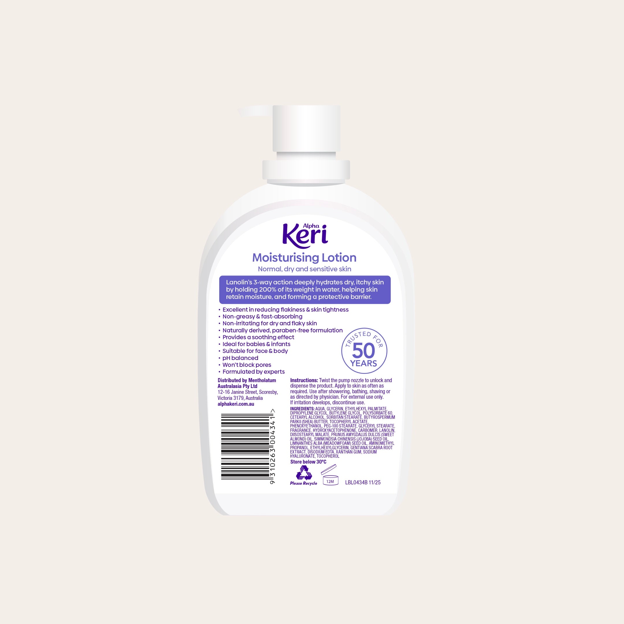 Hydrating Moisturising Lotion 500ml
