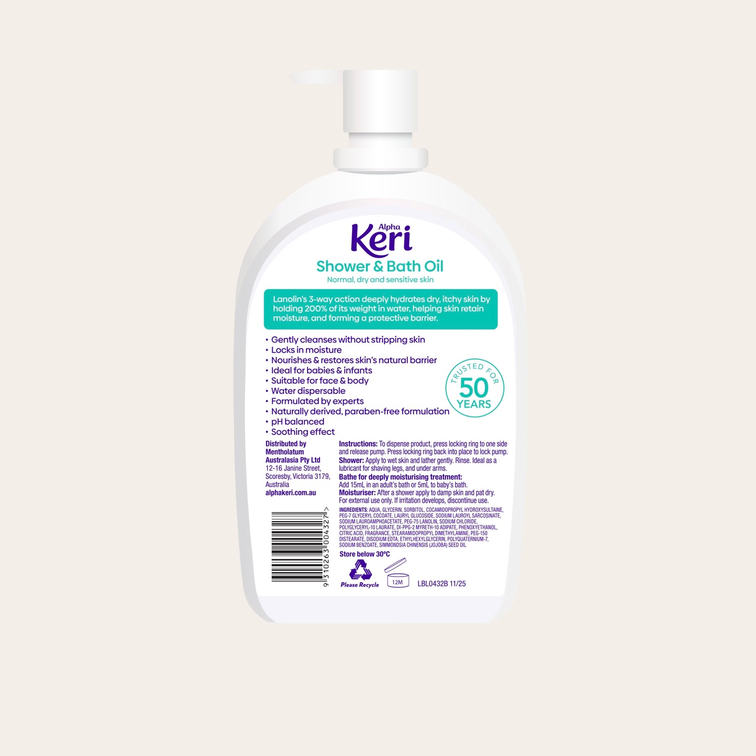 Hydrating Shower & Body Oil 1L